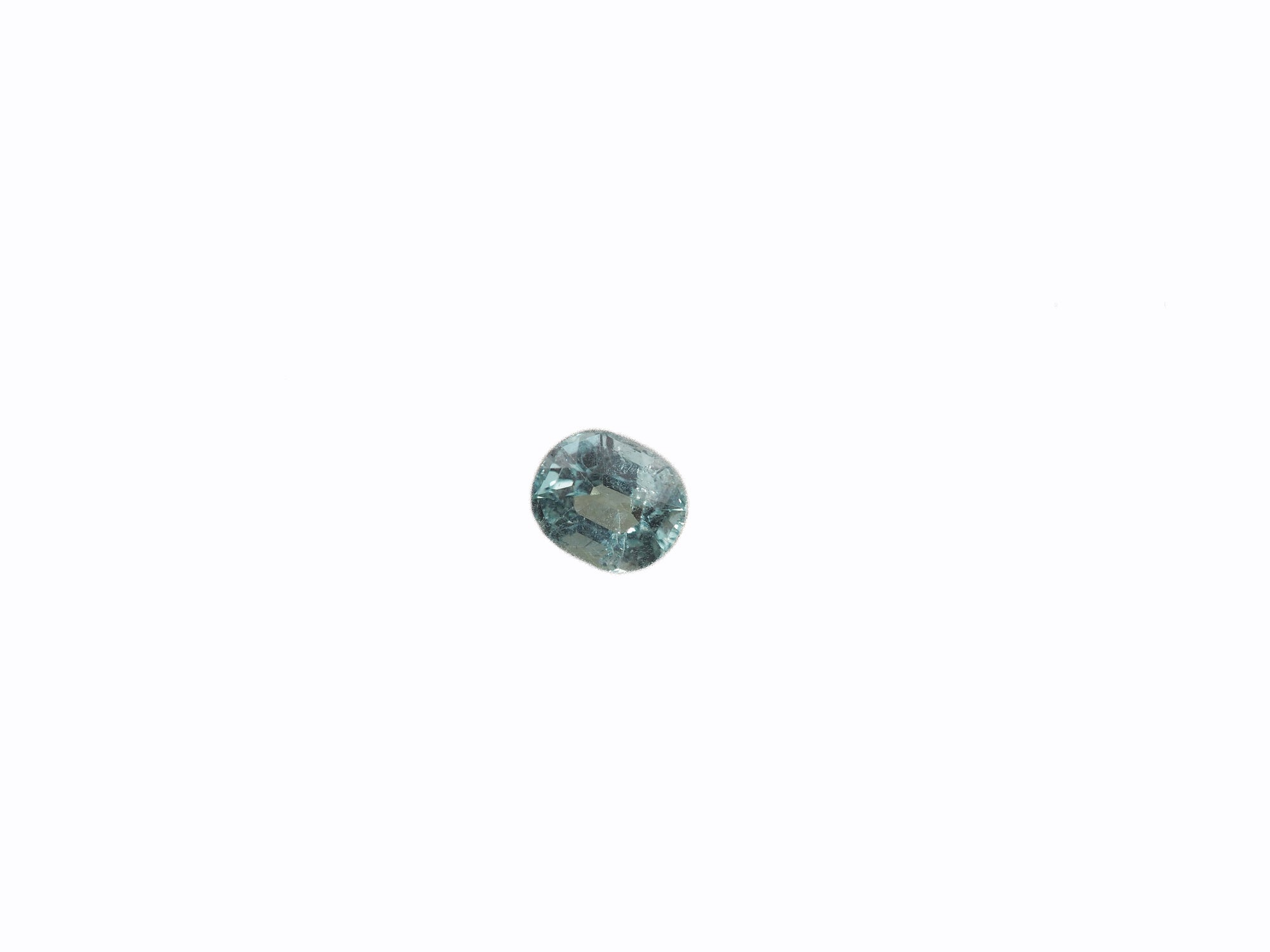 Blue Tourmaline6.3x 5.3mm Approximately 0.91 Carat (GTG-TOU-253)