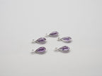 7x5mm Amethyst Bezel, Gemstone Connector, Amethyst Bezel, Amethyst  Charm