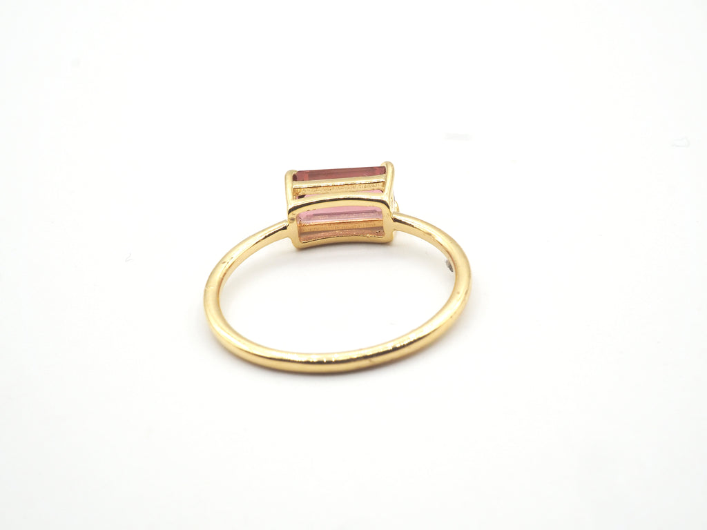 18K Yellow Gold Tourmaline Ring