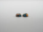 Oyster Copper Turquoise Cabochon Round 10mm Approximately 8.3 Carat (GTG-OT-22)