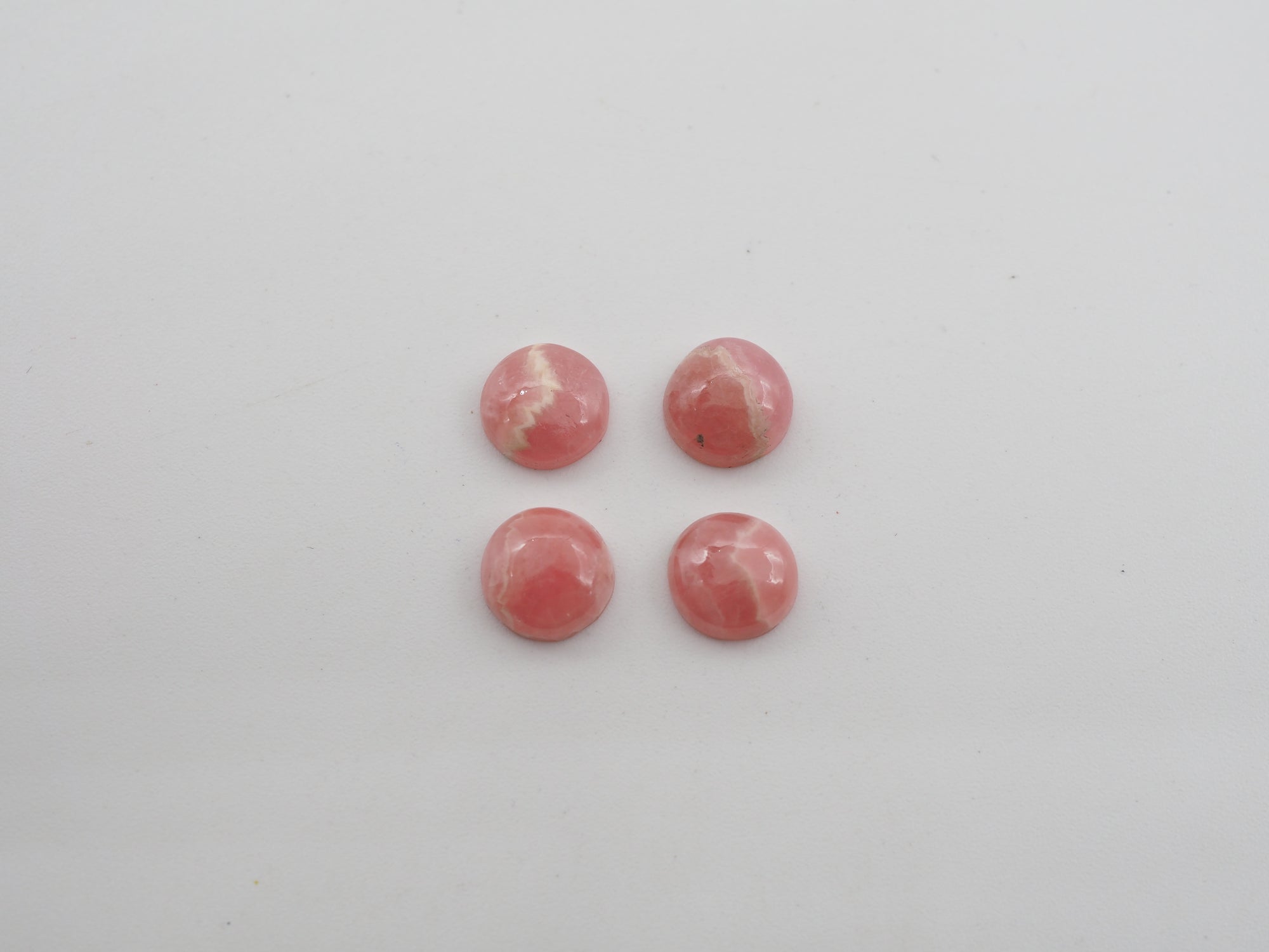 Rhodochrosite Cabochon, 8mm Approximately 9 carat (GTG-RC-3)