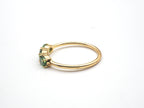 18K Yellow Gold Tsavorite Garnet Ring