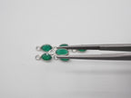 Green Onyx Silver Bezel 6x4 mm, Single Connector, Approximately 5.46 carat (GTG-SBO-2)