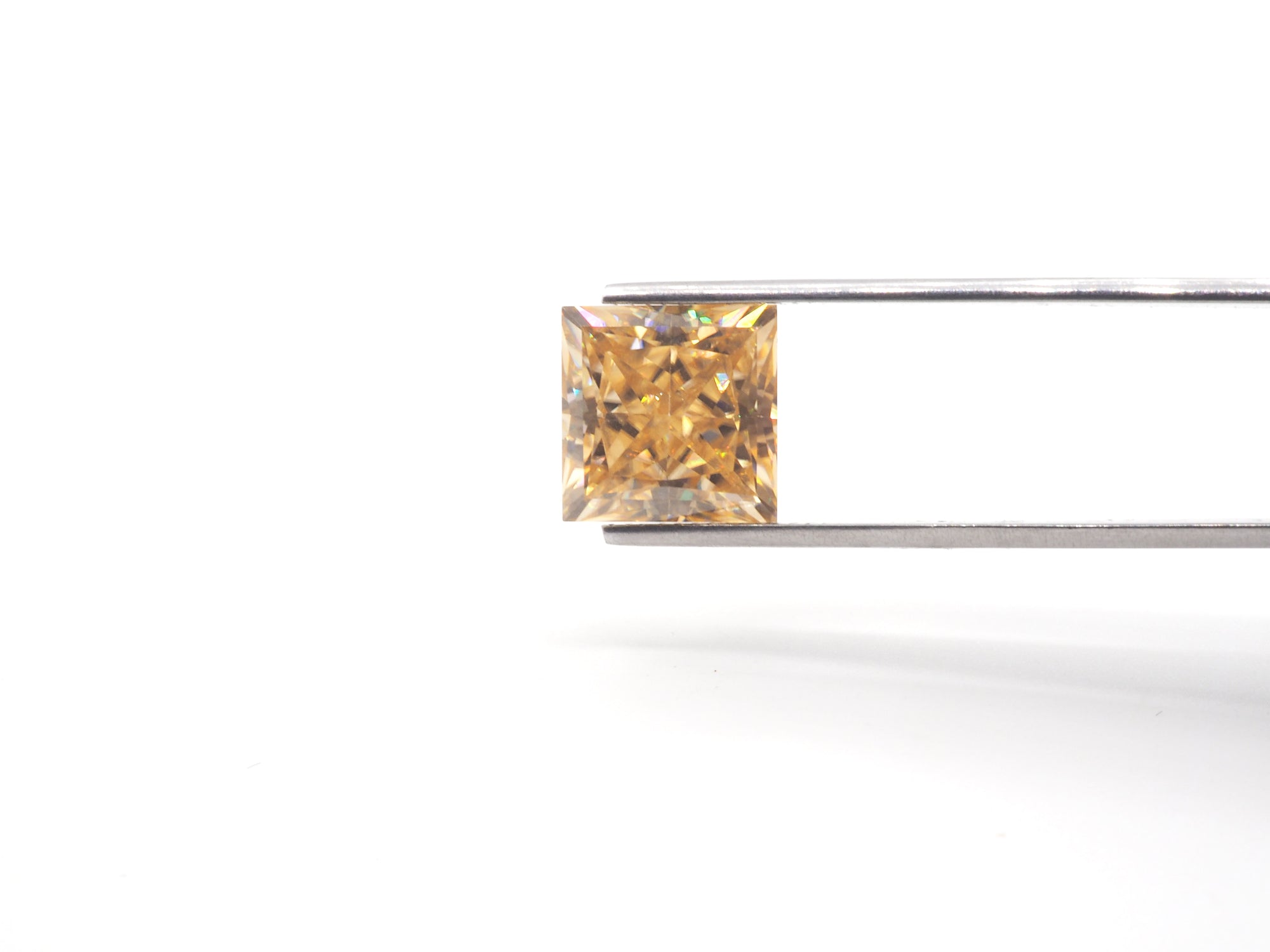 Moissanite Cushion Square  9.9x9.9 mm Single Piece Approximately 5.74 Carat