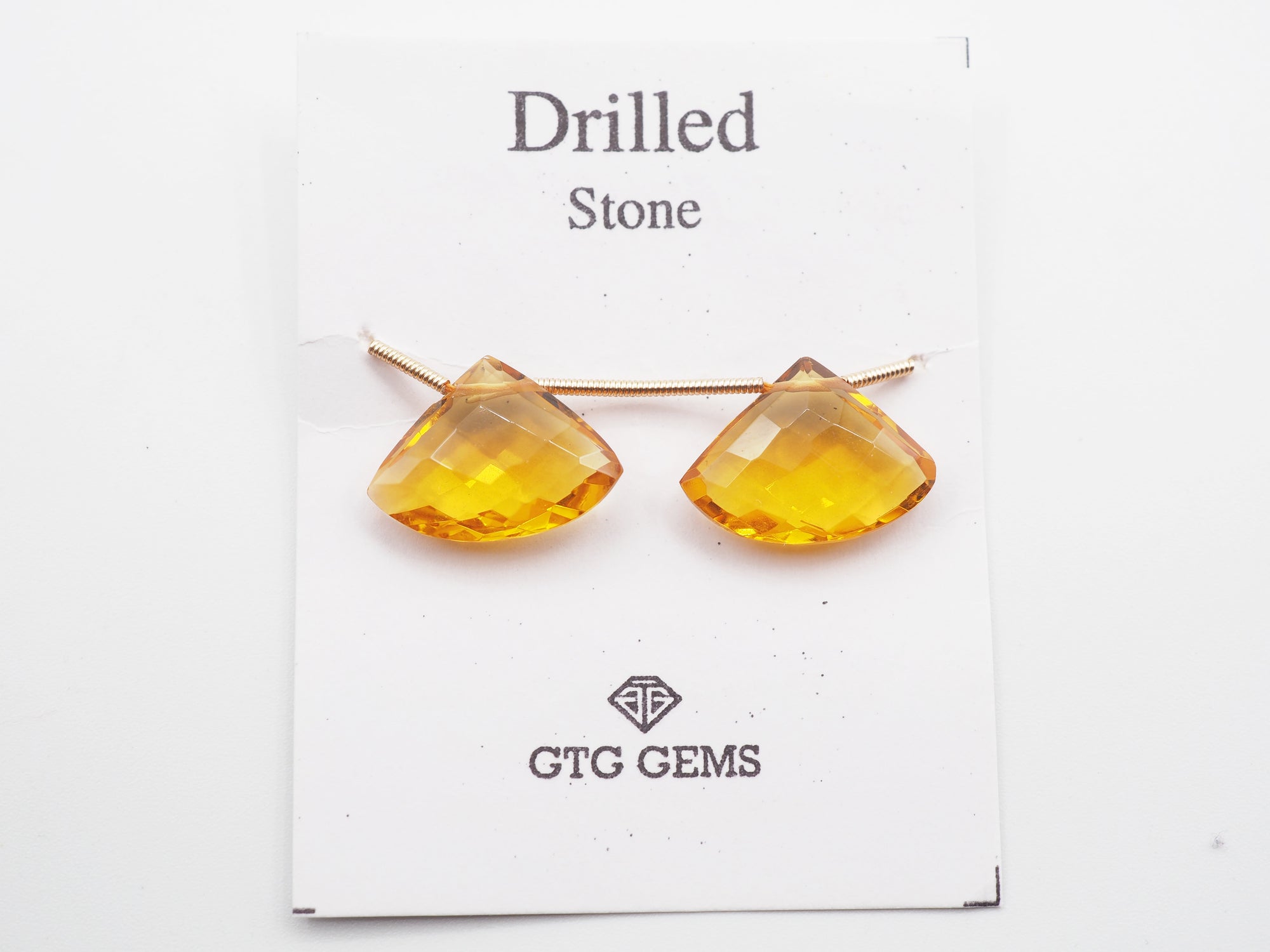 Drilled Citrine Hydro 14x20mm Approximately 14.50 Carat