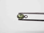 7x5mm Peridot Silver Bezel, Single Connector, Peridot Bezel, Peridot Charm