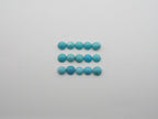 Natural Blue Turquoise Cabochon 4 mm Approximately 3 Carat (GTG-NBT-12)