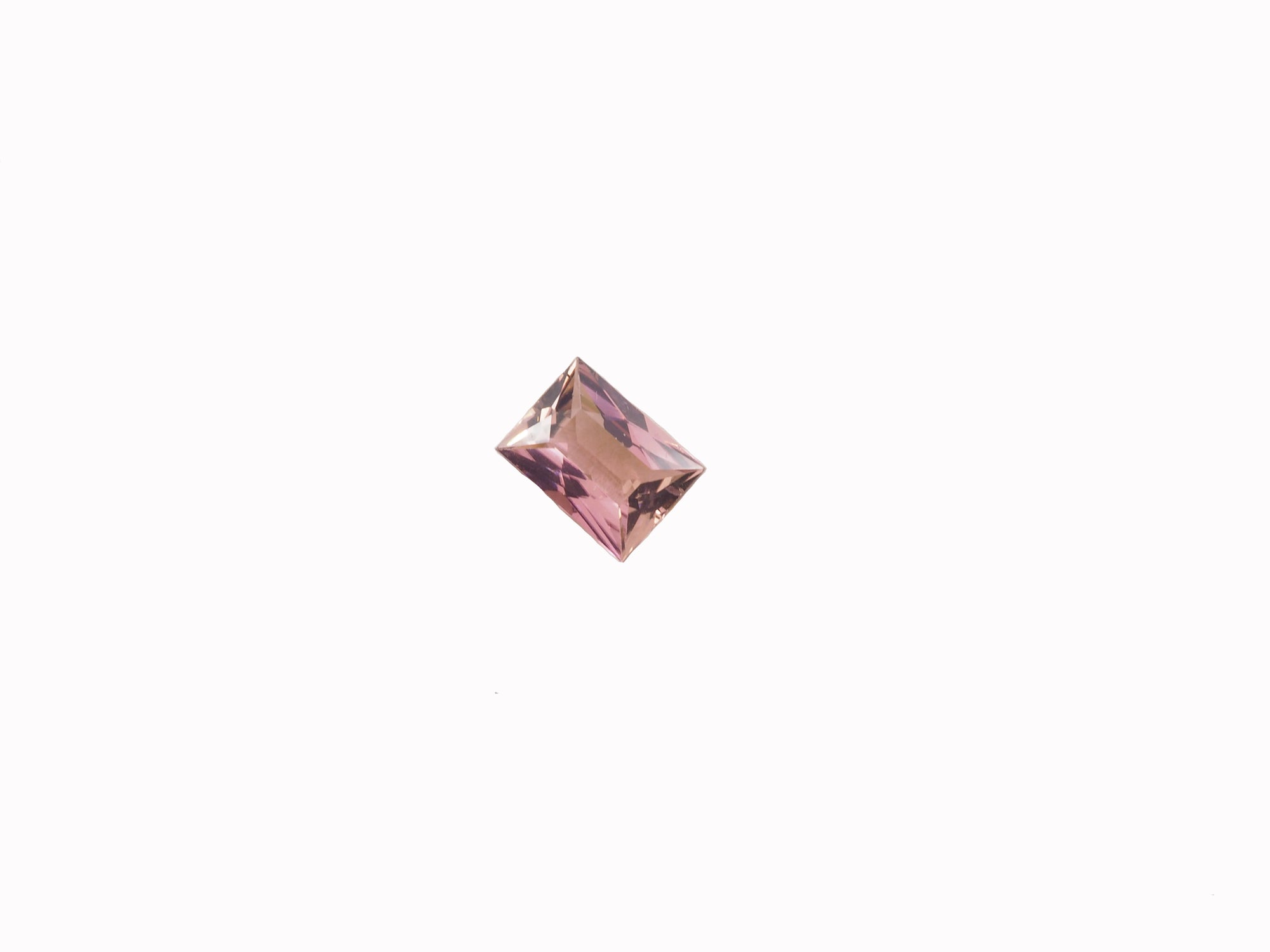 Pink Tourmaline Rectangle Shape 8.3x6.1x3.5mm Approximately 1.42 Carat