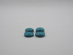 Natural Blue  Turquoise Cabs 8mm Approximately 12.4 Carat