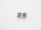 10K White Gold Diamond Stud