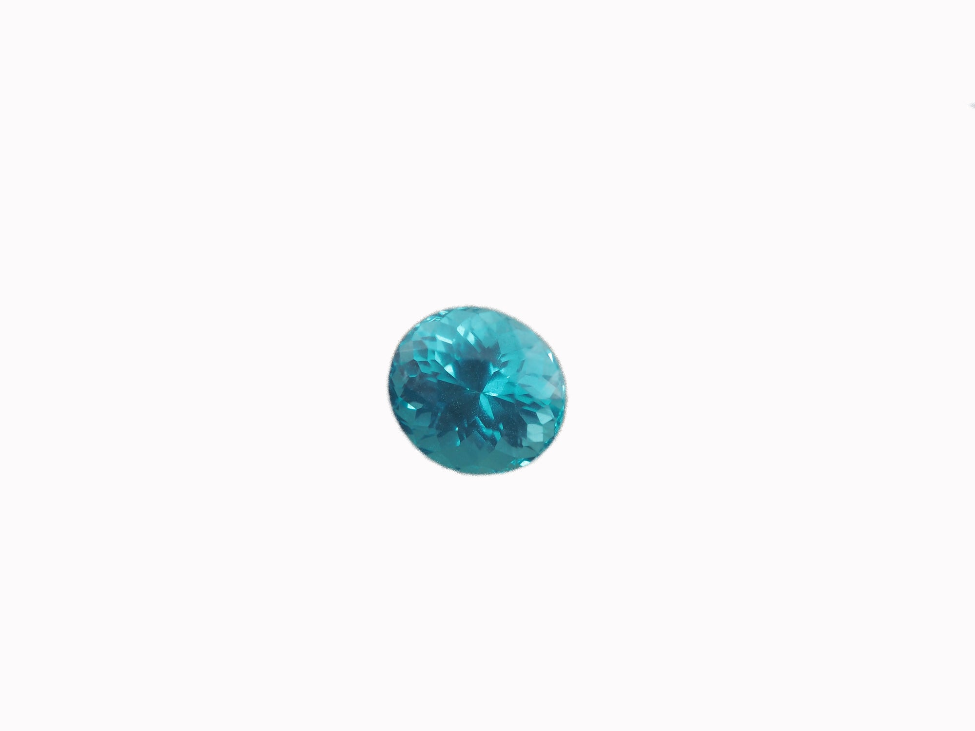 Neon Blue Apatite Oval Shape 7.52 x 6.75 x 5.5mm Approximately 1.75 Carat