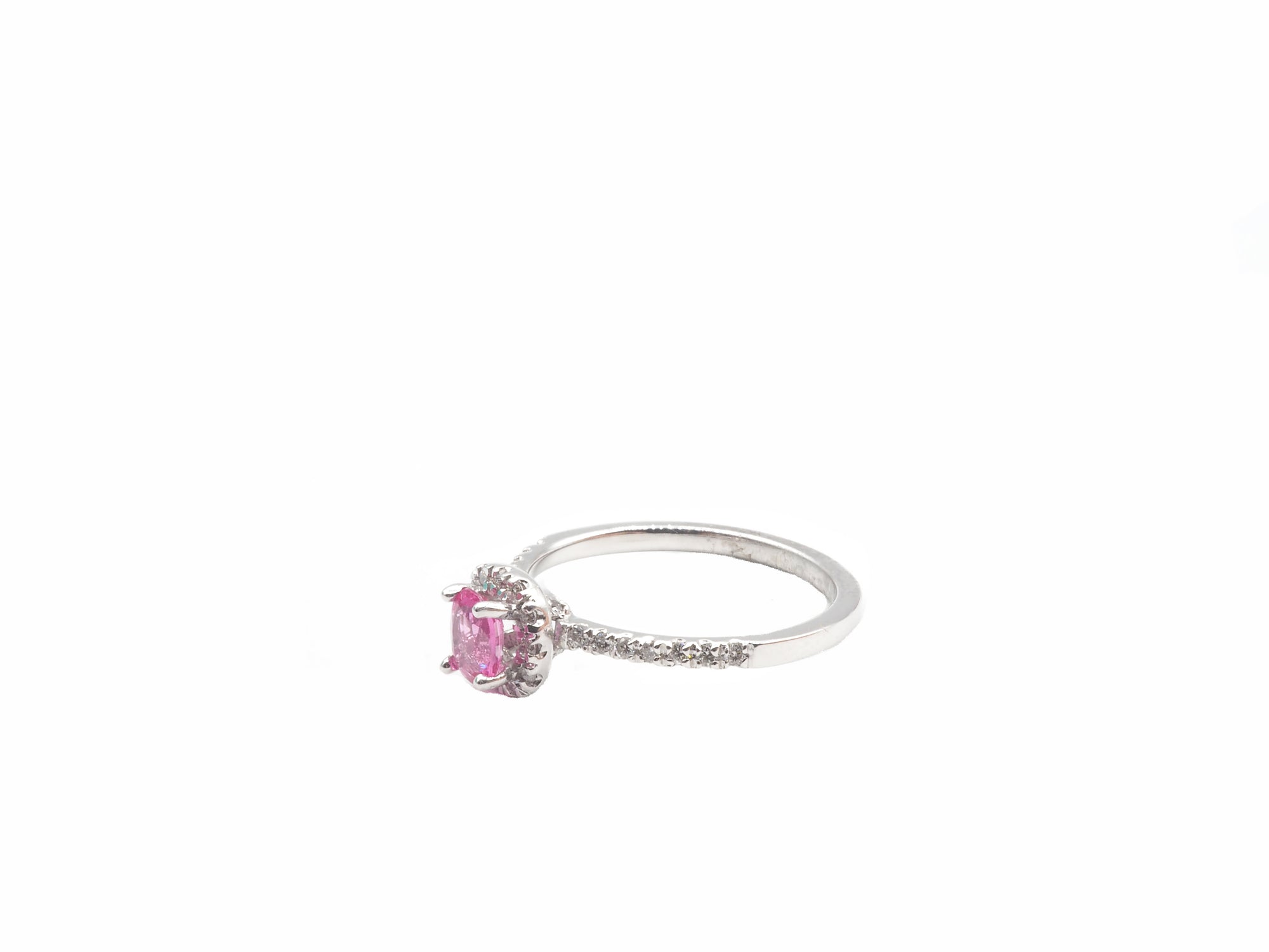 14K Yellow White Gold  Spinel with Diamond Ring
