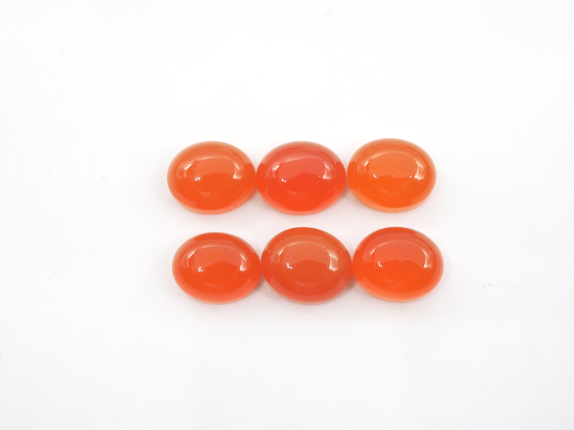 Carnelian Cabs Oval 10x8mm Approximately 21.25 Carat