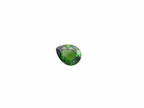 Chrome Diopside Pear Shape 9.0x 7.0x 4.0 mm Single Piece Approximately  1.66 Carat