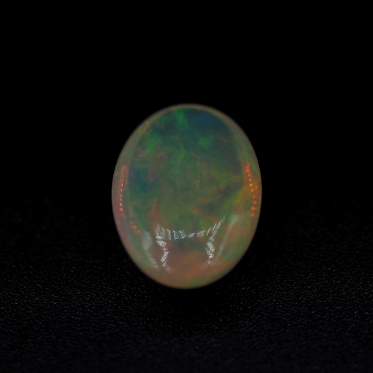 Ethiopian Opal Oval Shape 13.7 x 9.3 x 5.2 mm Single Piece Approximately 3.02 Carat