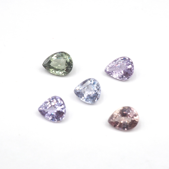 Fancy Sapphire Pear Shape 4.8 x 3.6 x 2.2 mm Approximately 1.60 Carat
