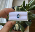 London Blue Topaz Faceted Pear Shape 11x7.5x5.1mm Single piece Approximately 3.2 Carat