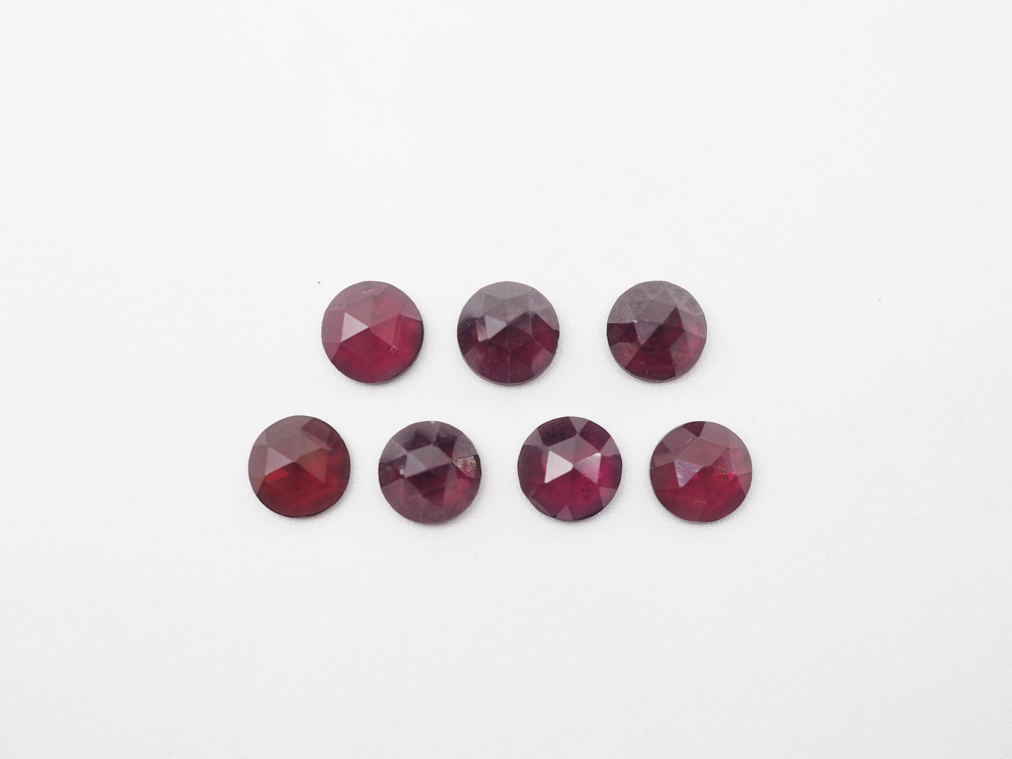 Rose cut Garnet 6mm Approximately 7.50 Carat