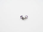 10K White Gold Amethyst Stud and Pendant,