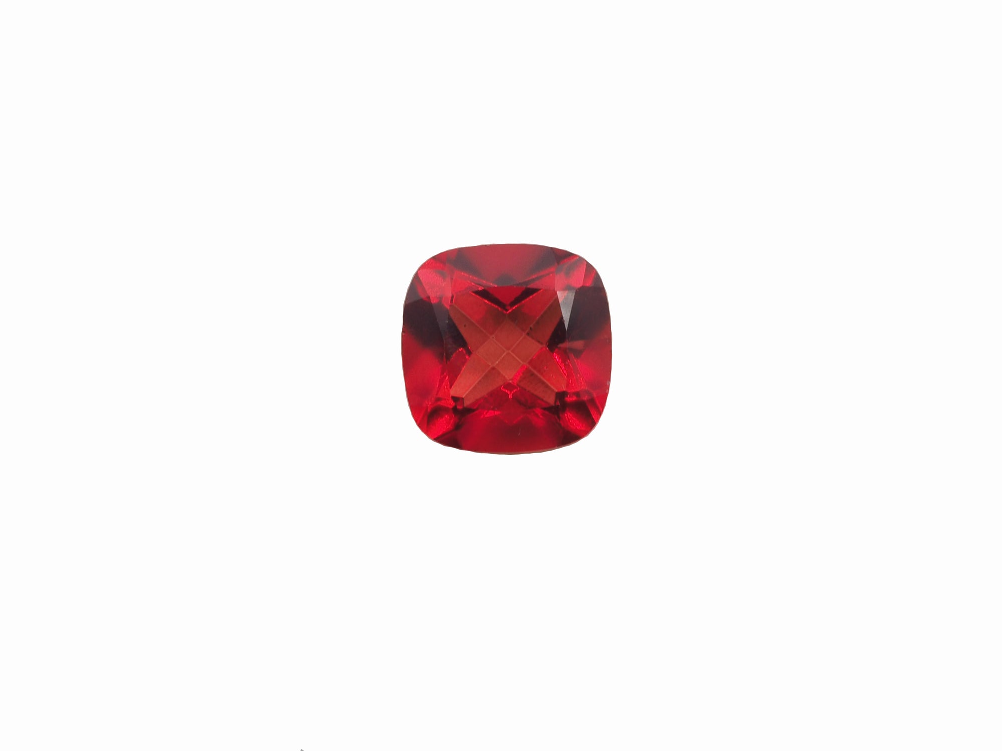 Red Topaz Cushion Shape 10.3x10.3mm  Approximately 5.54 Carat
