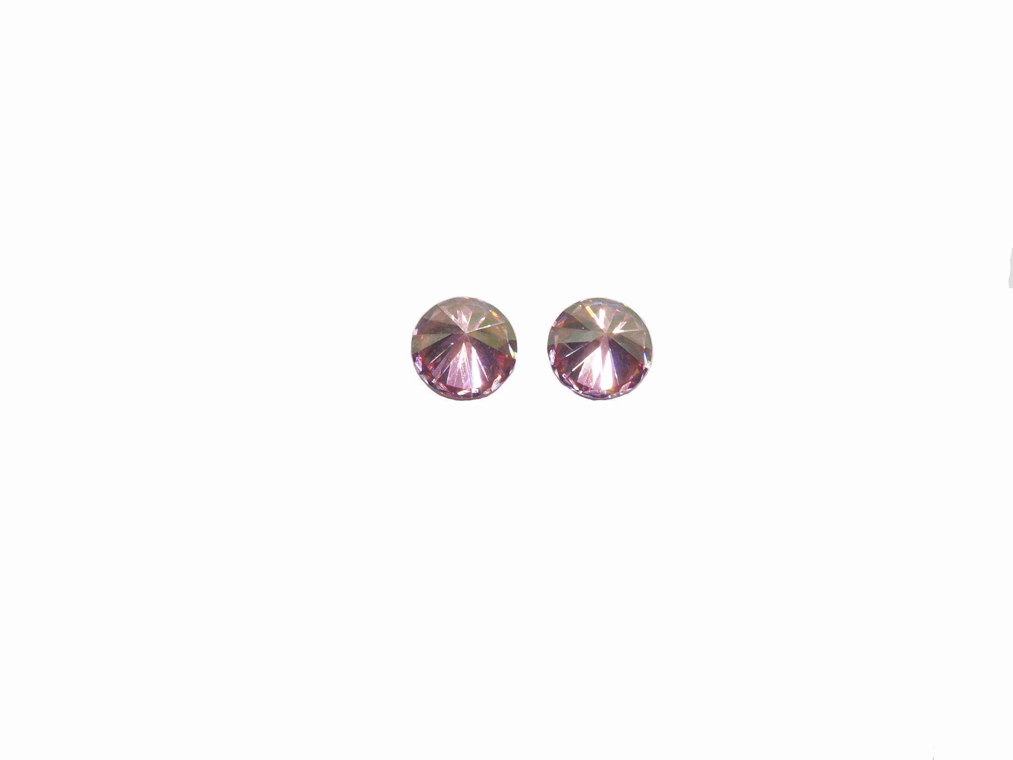 Pink Moissanite Round Shape 6.2mm Approximately 0.80 Carat