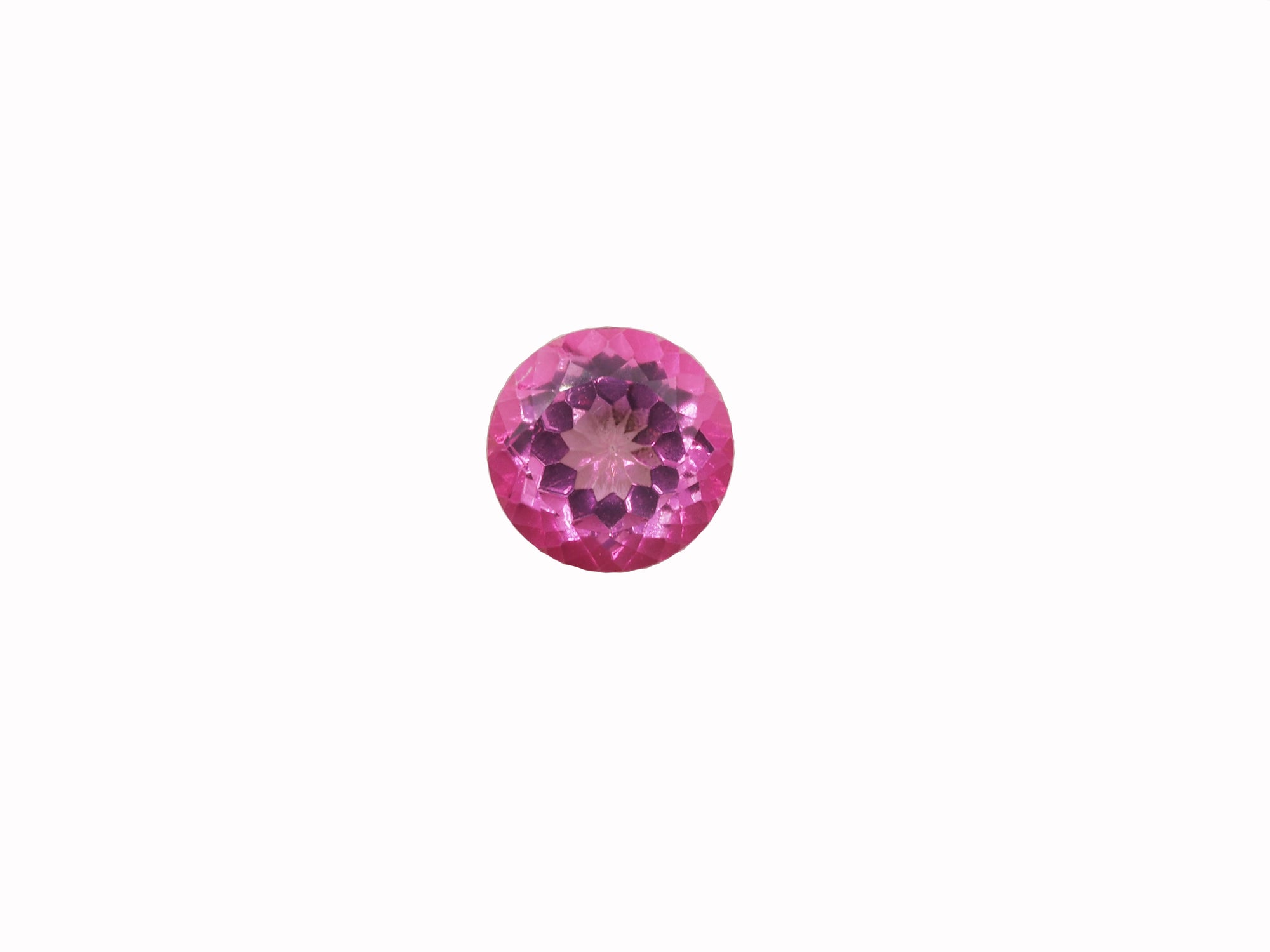 Pink Topaz Round 10.2mm Approximately 4.58 Carat