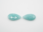 Amazonite Drilled Matching Pair Almond Shape 30 x 15mm