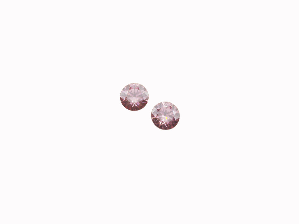 Pink Moissanite Round Shape 6.2mm Approximately 0.80 Carat
