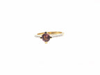 18K Yellow Gold Tourmaline with Diamond Ring