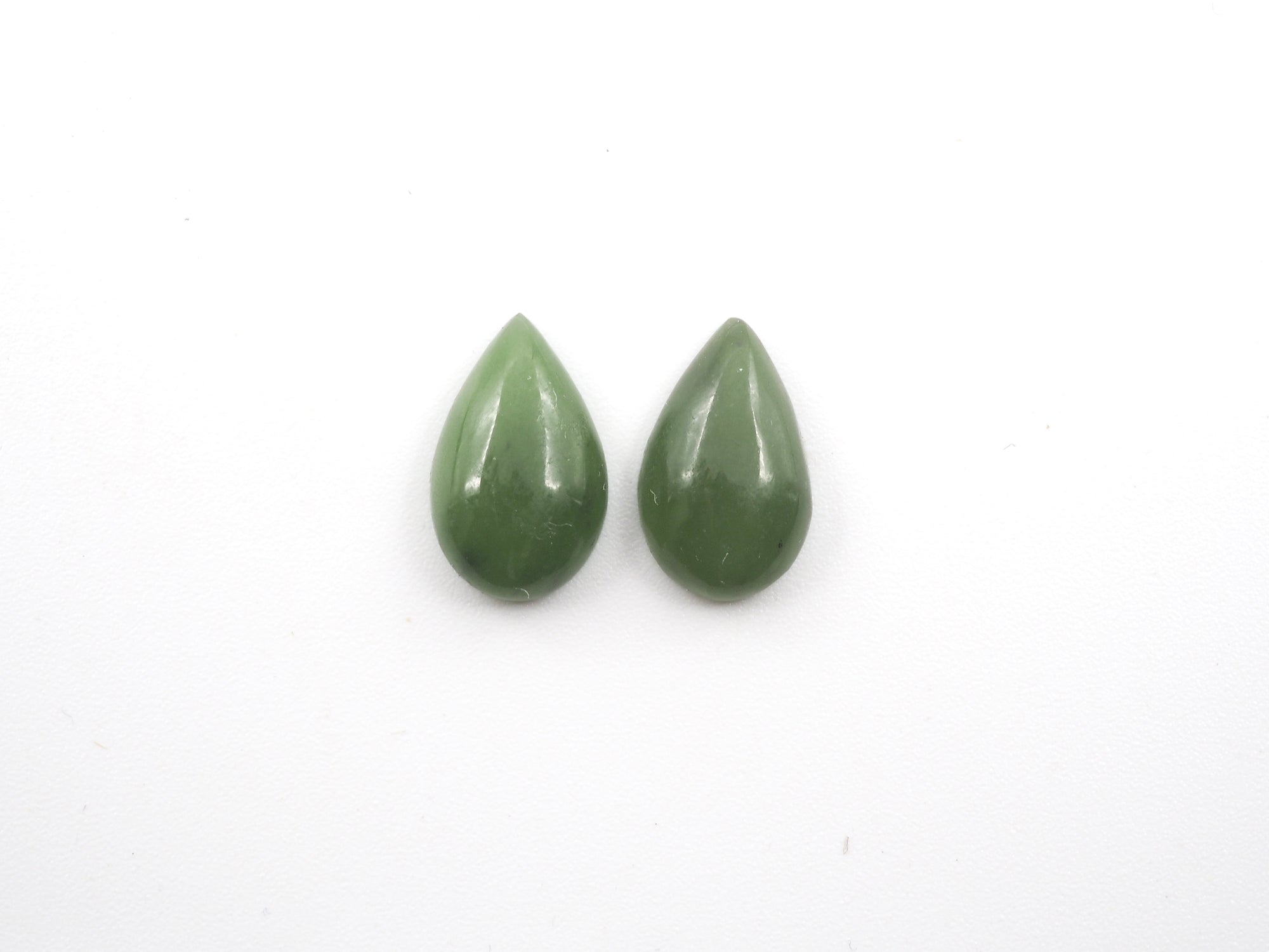 Natural Jade Pear Shape Cabs 13x8mm Approximately 5.17 Carat (GTG-J-1)