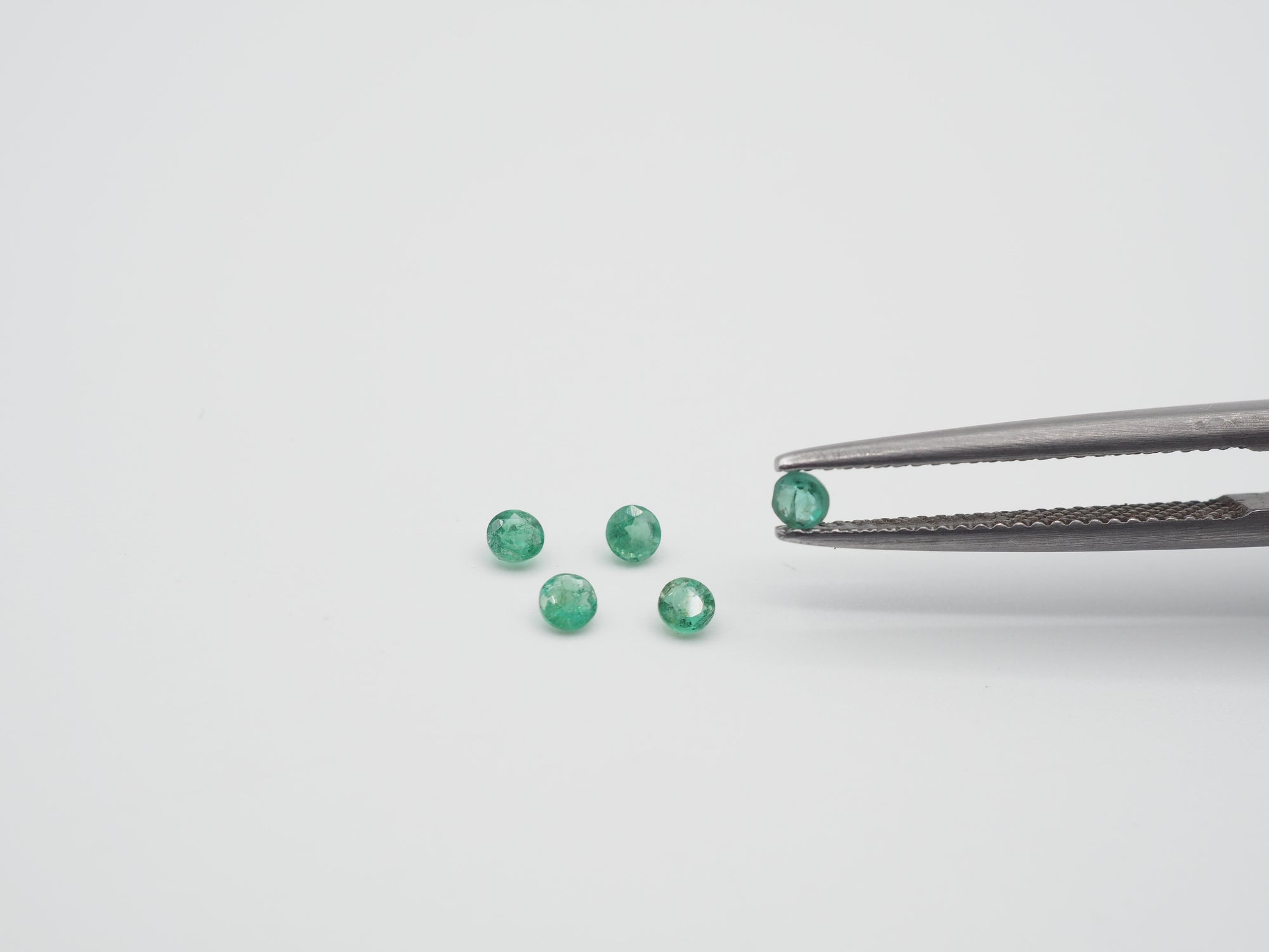 Zambian Emerald Round Shape 2.2mm  Approximately 0.20 Carat