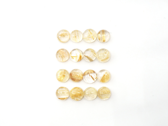 Golden Rutilated Quartz  5mm Approximately 8.83 Carat
