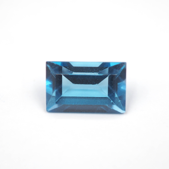 Blue Topaz  Rectangle 11 x 7 x 5.5 mm Single Piece Approximately 4.27 Carat