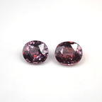 Color Change Garnet Oval 6.5 x 5.5 x 3.5 mm  Matching Pair