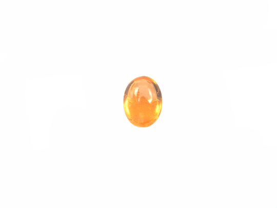 Spessartite Garnet Cabs Oval Shape 9.0 x 7.0 x 4 mm  Single Piece Approximately 2.54 Carat