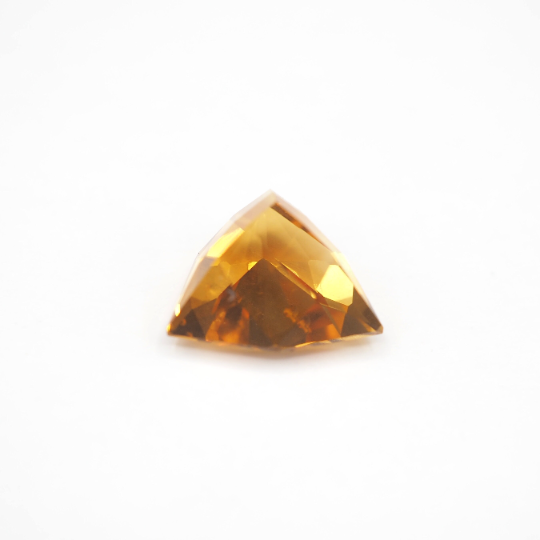 Citrine Trillion Shape 14.0 x 14.5 x 9.5mm Single Piece Approximately 8.13 Carat (