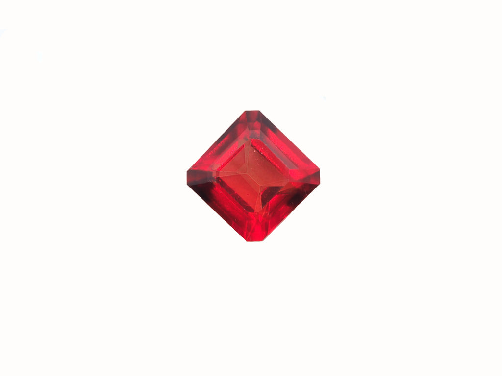 Red Topaz Square Shape 11x10.9mm Approximately 7.78 Carat