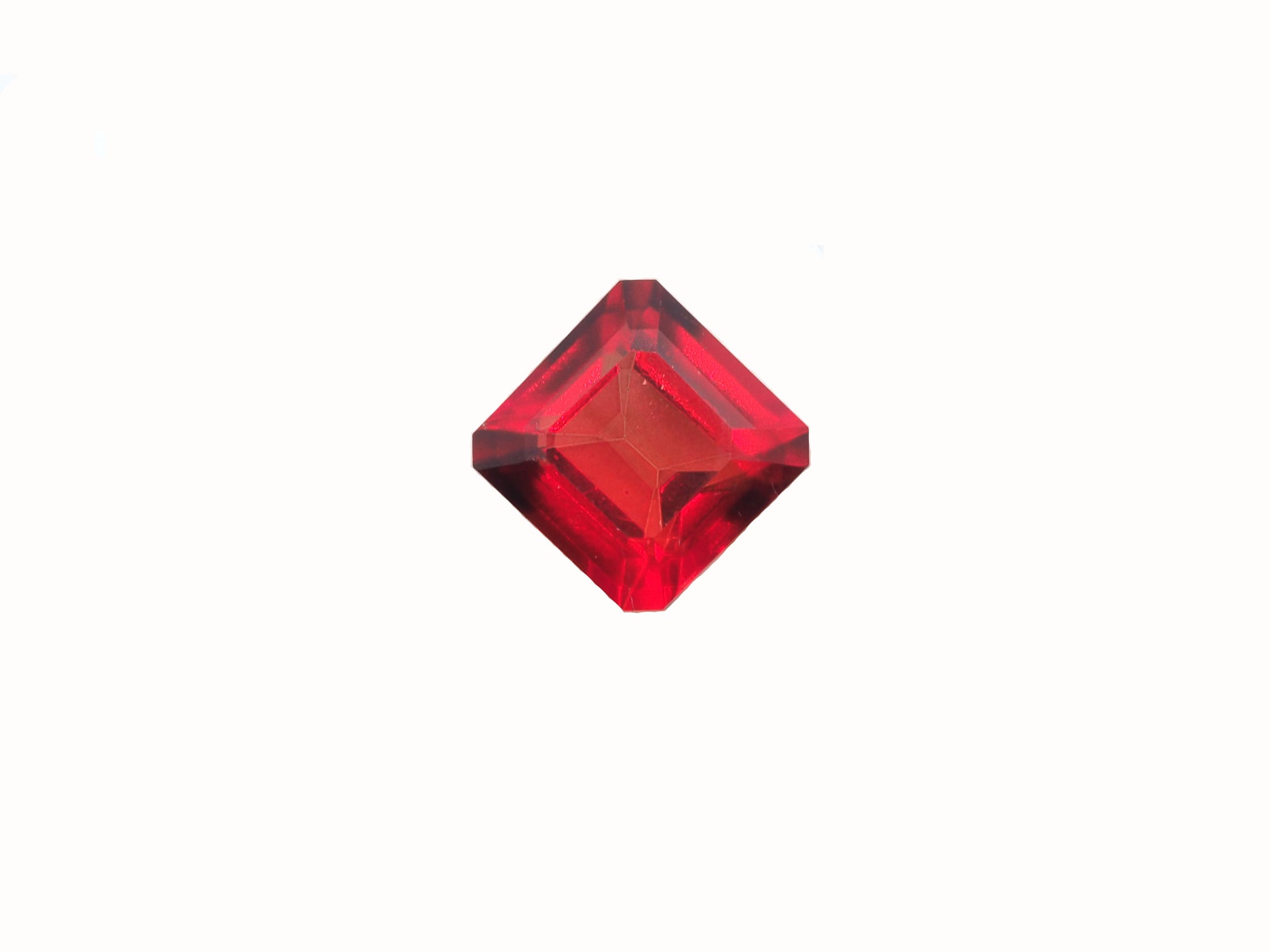 Red Topaz Square Shape 11x10.9mm Approximately 7.78 Carat