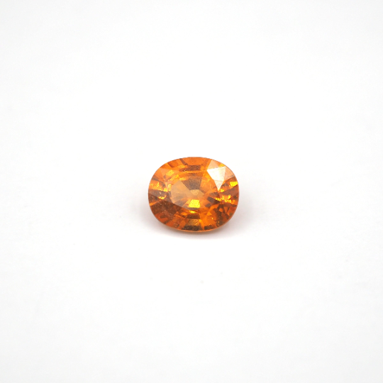 Spessartite Garnet Oval Shape 8 x 6.5 x 4.2 mm  Single Piece Approximately 1.89 Carat