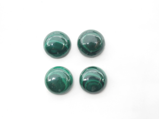 Malachite Round Cabs 10mm Approximately 18.50 Carat