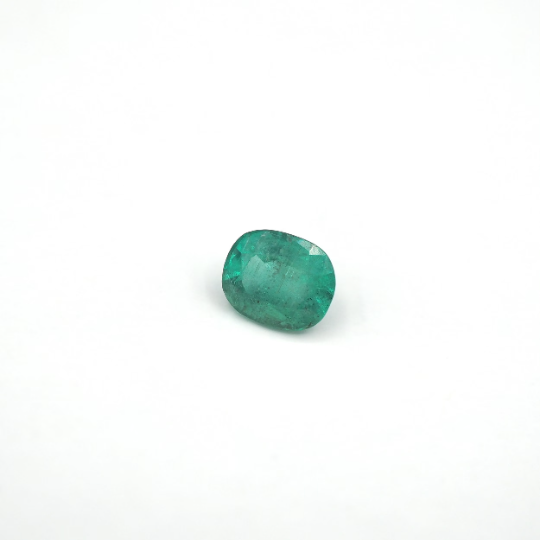 Zambian Emerald Cushion Shape 7 x 6 x 4.4 mm Single Piece Approximately 1.19 Carat
