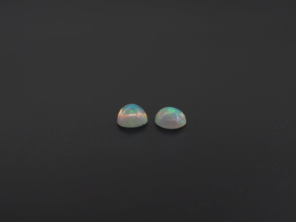 Ethiopian Opal Oval Shape 8x6 mm  Approximately 1.44 Carat , 2 Pieces (GTG-OP-173)
