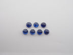 Blue Sapphire  Cabochon  Round Shape 5 mm 7 pieces, Approximately 5.90 Carat  (GTG-BSC-10)