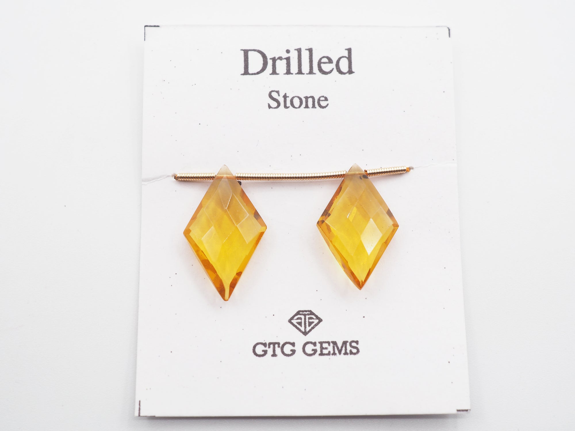 Drilled Citrine Hydro 21x13mm Approximately 13 Carat