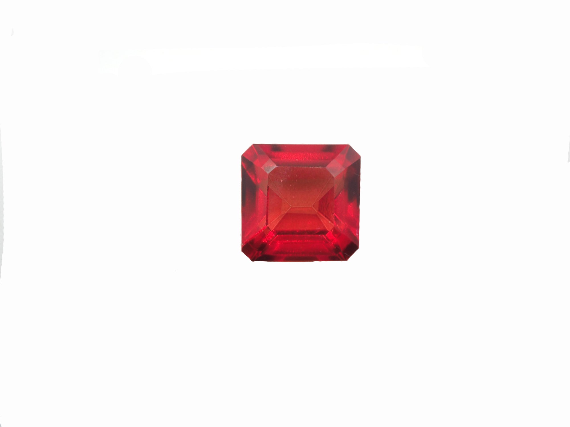 Red Topaz Square Shape 11x10.9mm Approximately 7.78 Carat