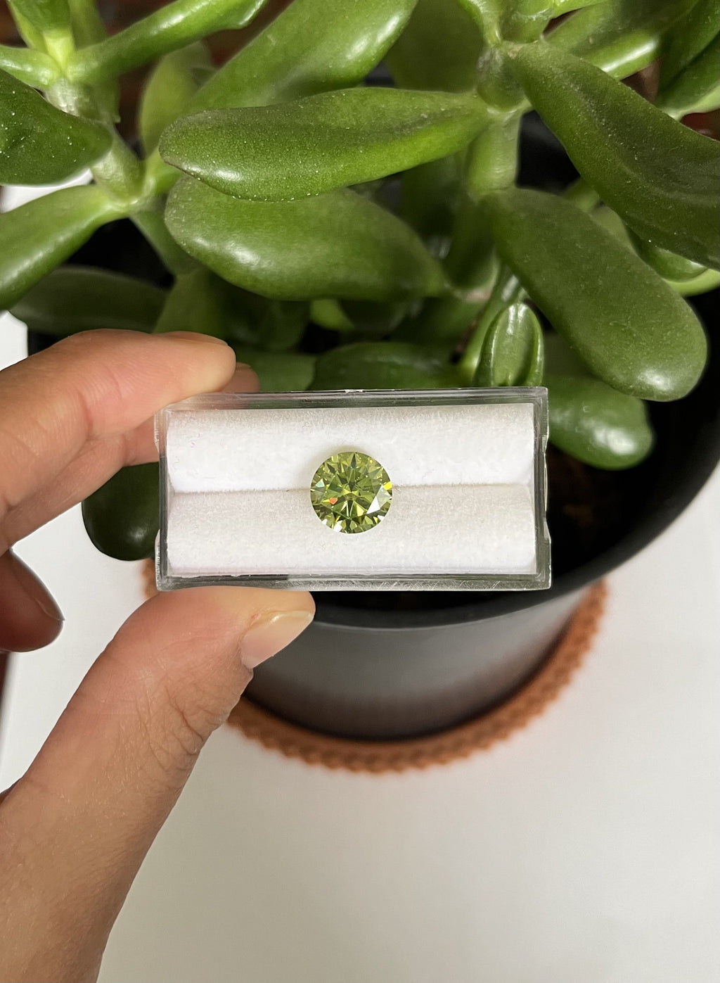 Moissanite Faceted Round Shape 8mm Approximately 1.67 Carat