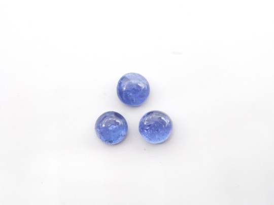 Tanzanite Cabs Round 8 mm Approximately 7.40 Carat