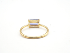 18K Yellow Gold Tanzanite Ring