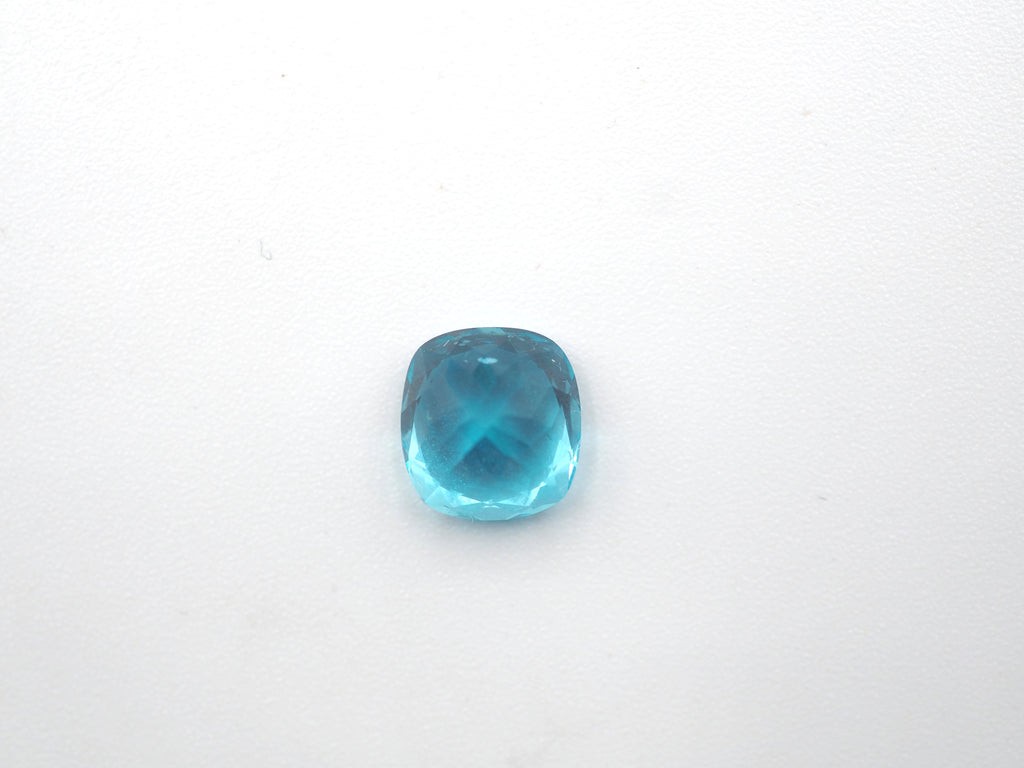 Neon Blue Apatite 7.8 x 7.3 x 6.04mm Approximately 2.30 Carat