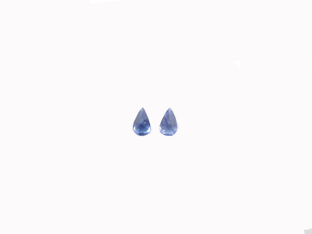 Tanzanite Pear Shape Matching Pair 5.9 x 3.8 mm  Approximately 0.72 Carat